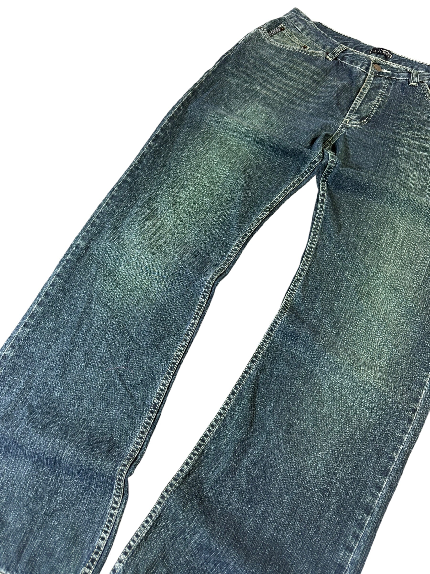Armani Big Printed Bootcut Jeans W33/L32