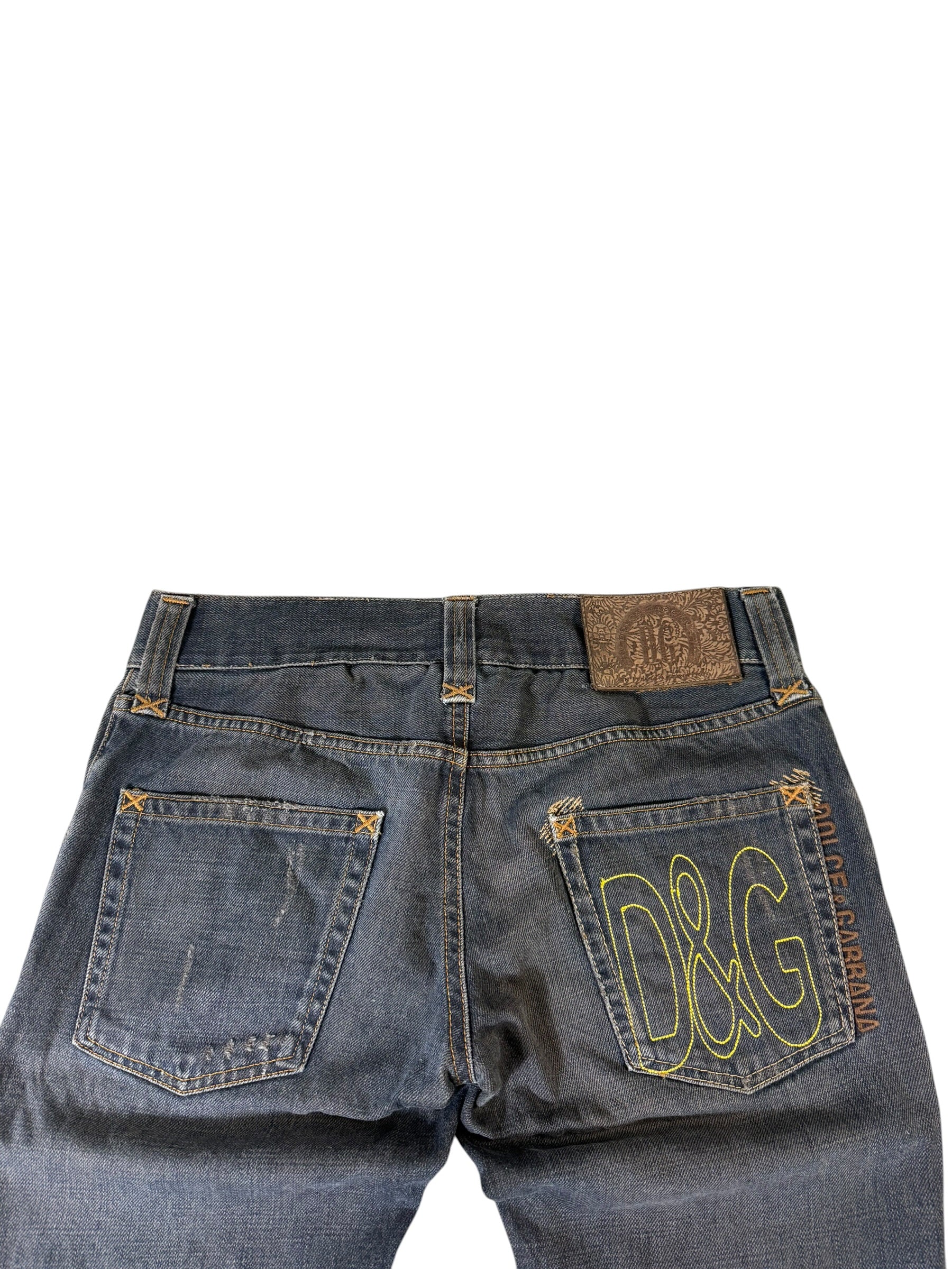 Dolce&Gabbana Printed Straight Jeans W31/L32