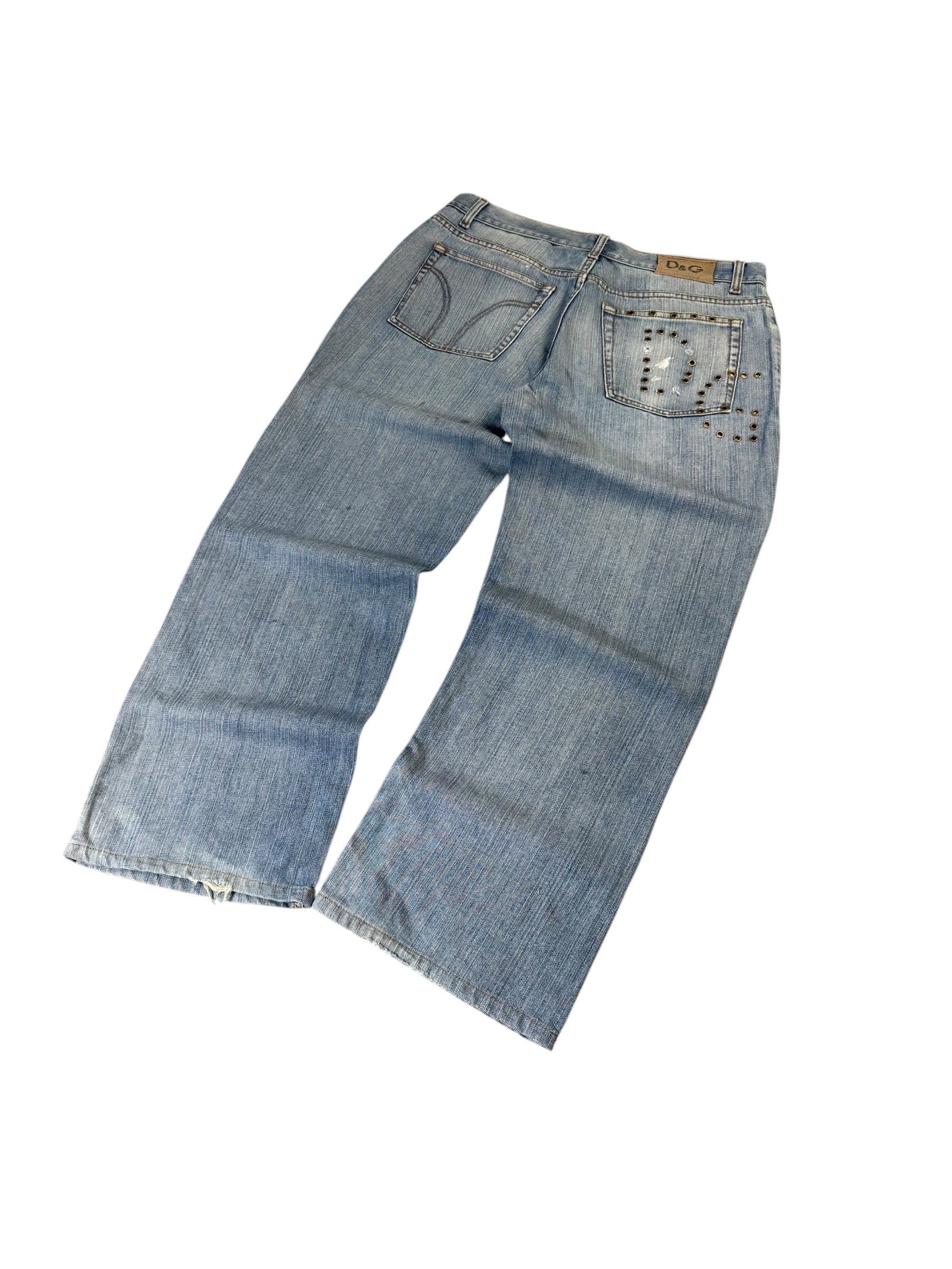 Dolce&Gabbana Big Printed Baggy Jeans W34/L28