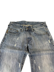 Armani ripped Bootcut jeans W33/L32