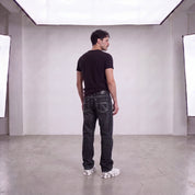 Vintage Straight Stacked Jeans W38/L32