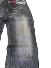 Washed Flared Y2k Jeans W38/L32
