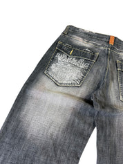 Washed Flared Y2k Jeans W38/L32