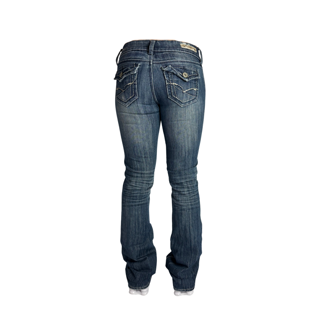 Knock Out Vintage Jeans Flared Fit Größe S/M