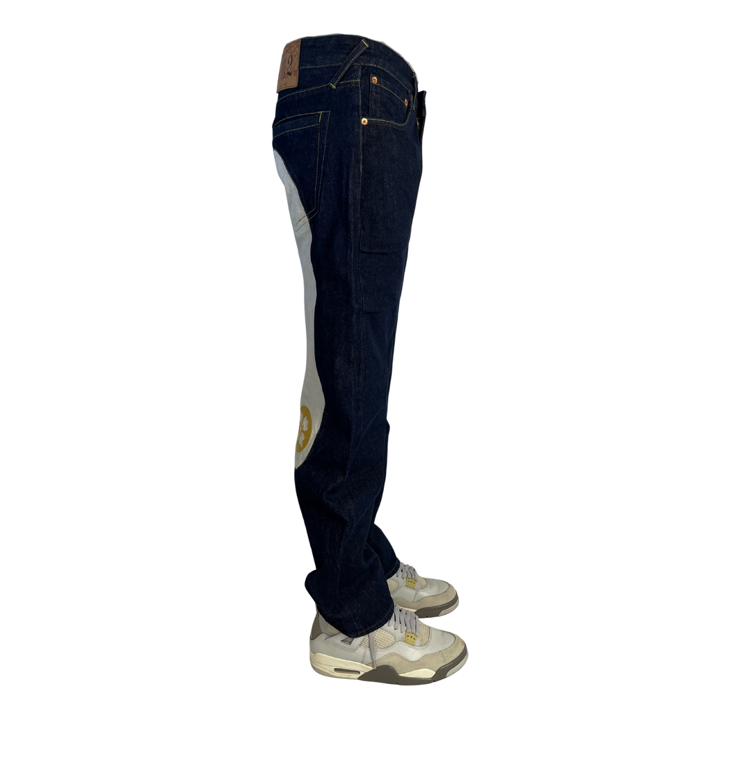 Evisu Vintage Jeans Straight Fit Größe M/L