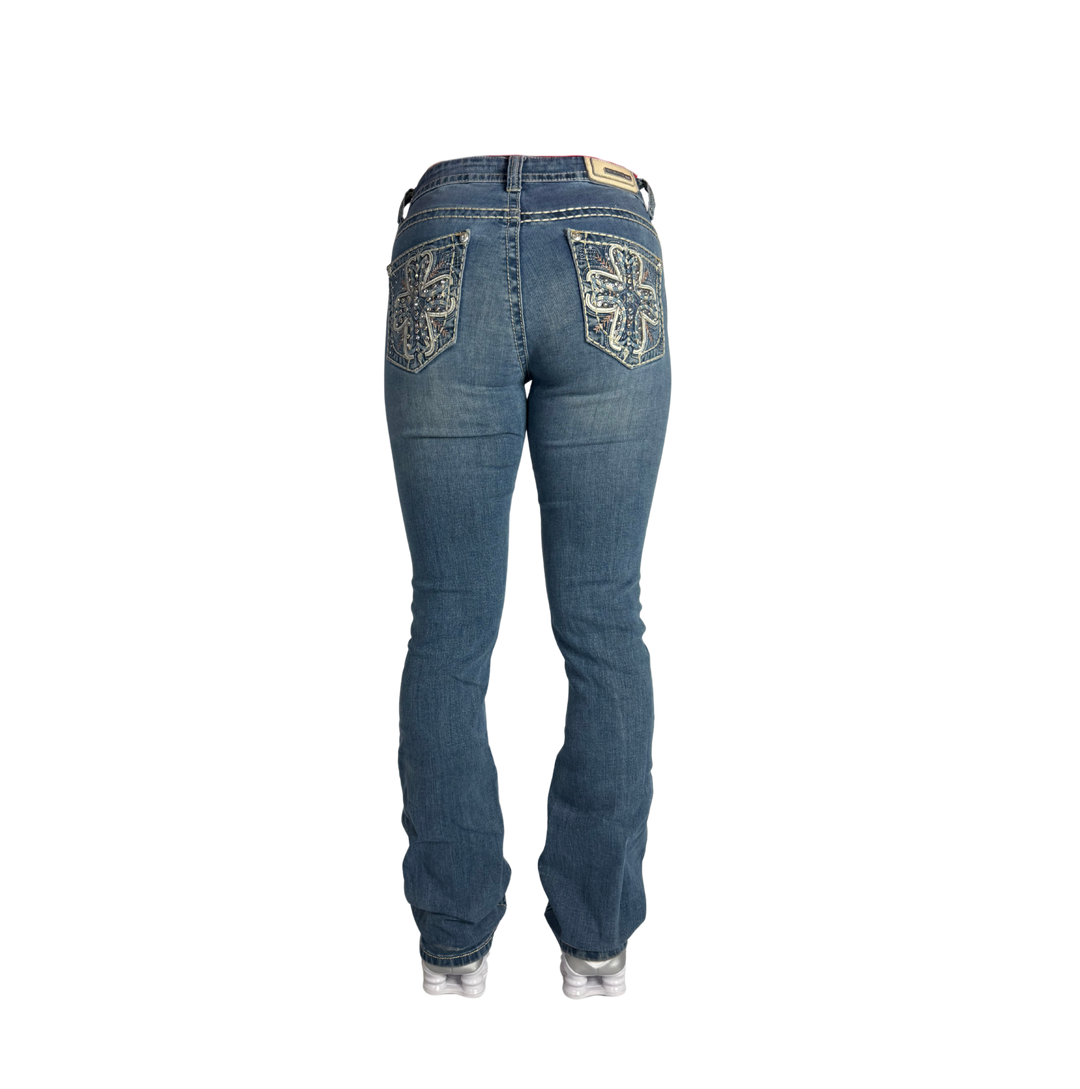 Sexy Couture Vintage Jeans Flared Fit Größe XS/S