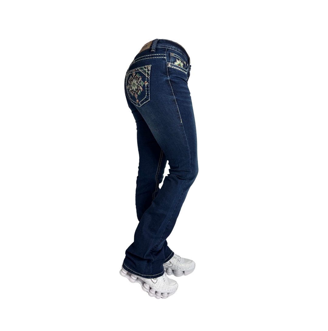 Sexy Couture Vintage Jeans Flared Fit Größe XS/S