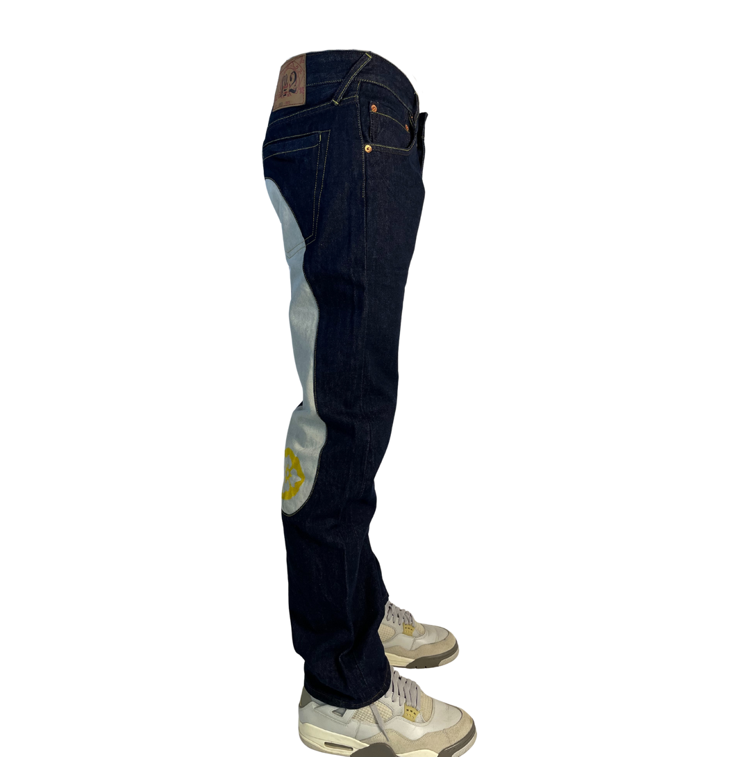 Evisu Vintage Jeans Straight Fit Größe M/L