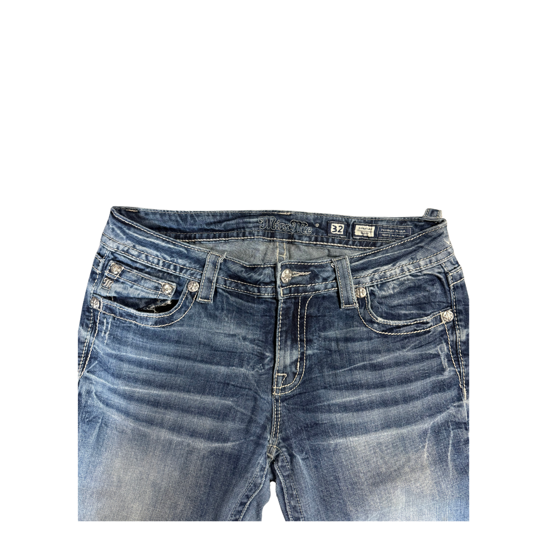 Miss Me Vintage Jeans Flared Fit Größe M/L
