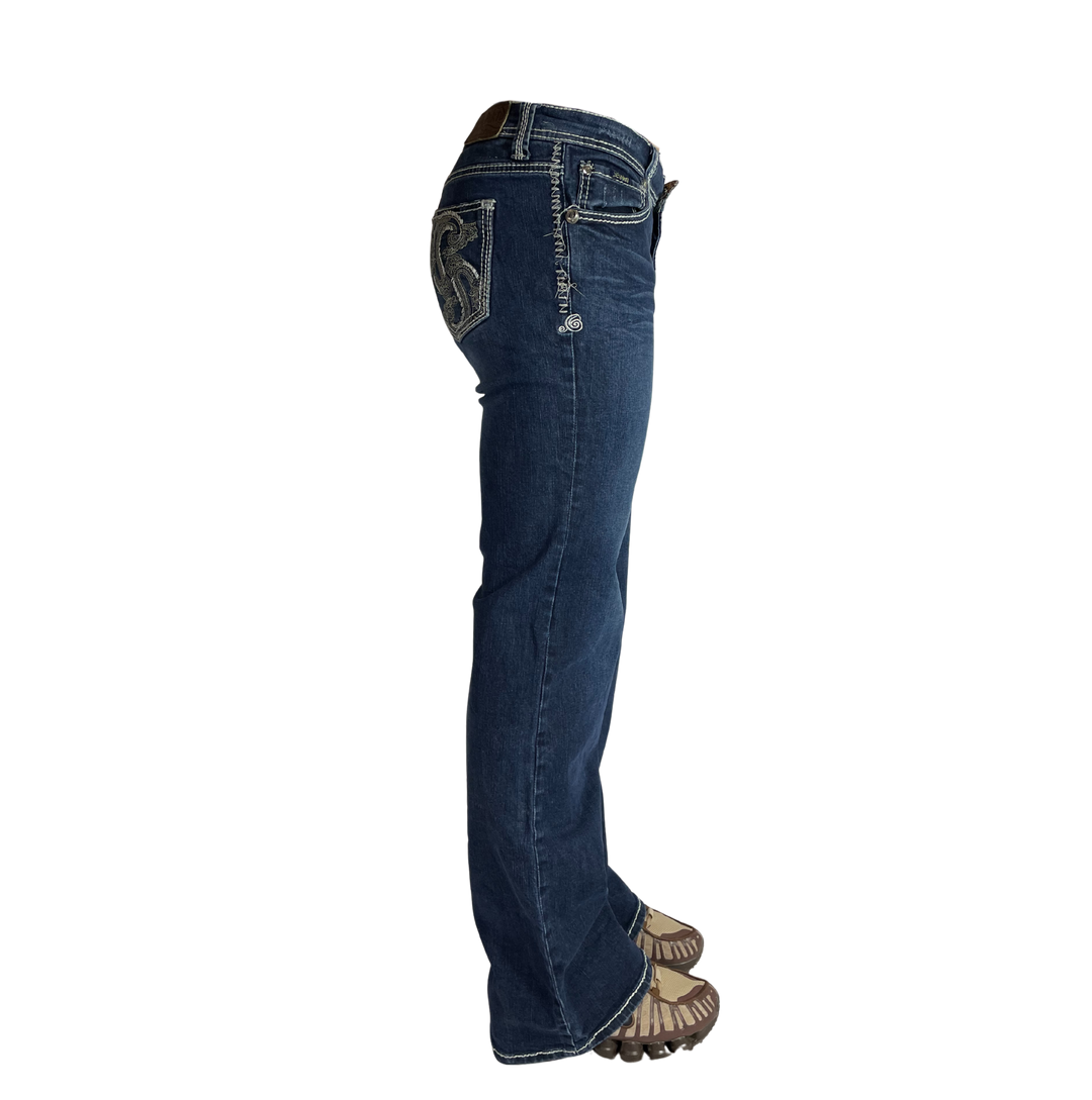 Vintage Jeans Flared Fit Größe M/L