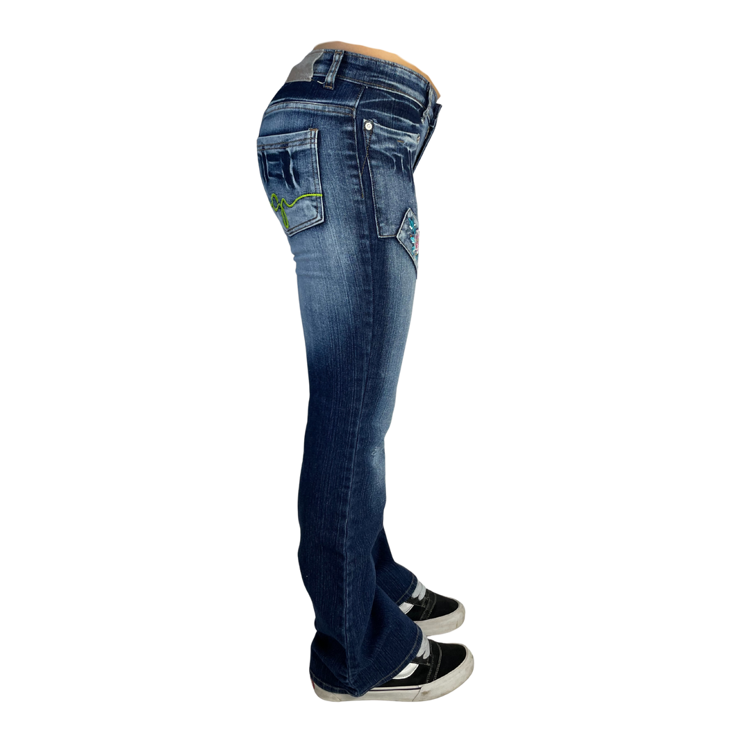 Vintage Jeans Flared Fit Größe XS/S
