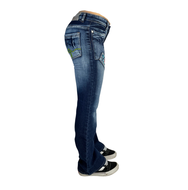 Vintage Jeans Flared Fit Größe XS/S