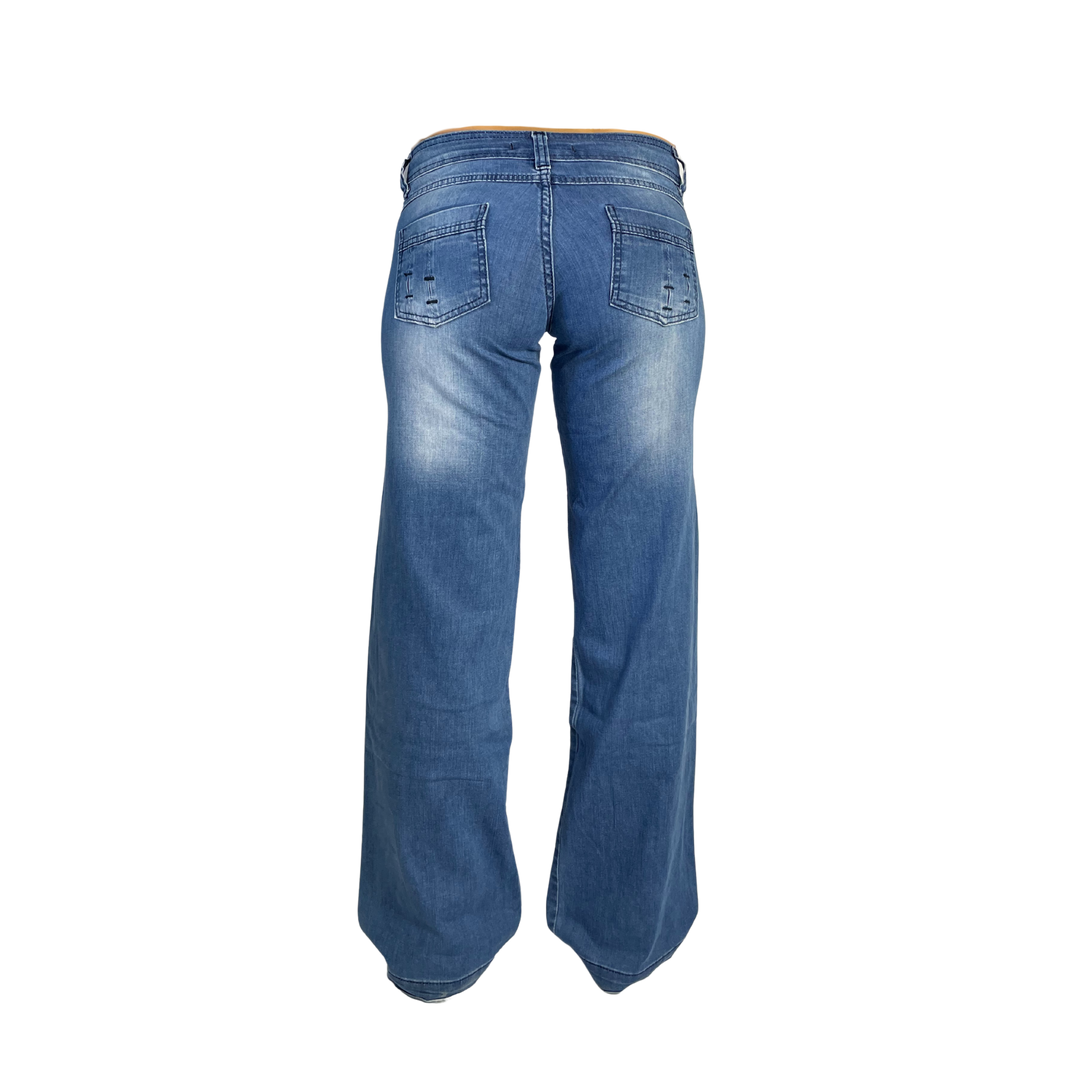 Vintage Jeans Flared/Wide Fit Größe S/M