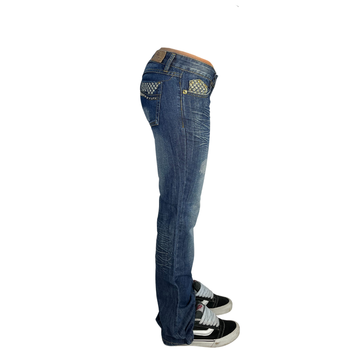 Vintage Jeans Flared Fit Größe S/M