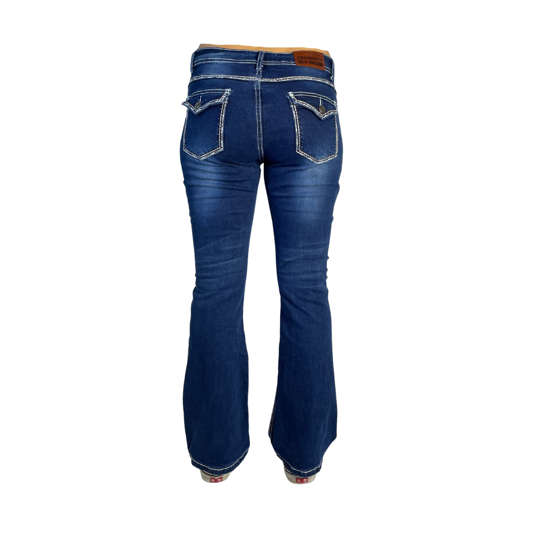 Vintage Jeans Flared Fit Größe S/M