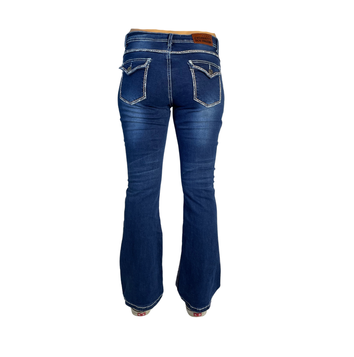 Vintage Jeans Flared Fit Größe S/M
