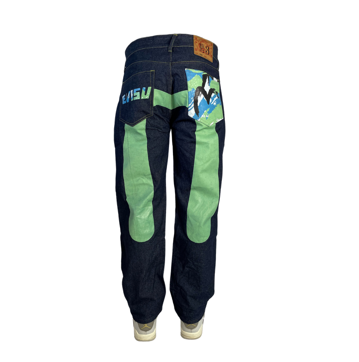 Evisu Vintage Jeans Straight Fit Größe M/L