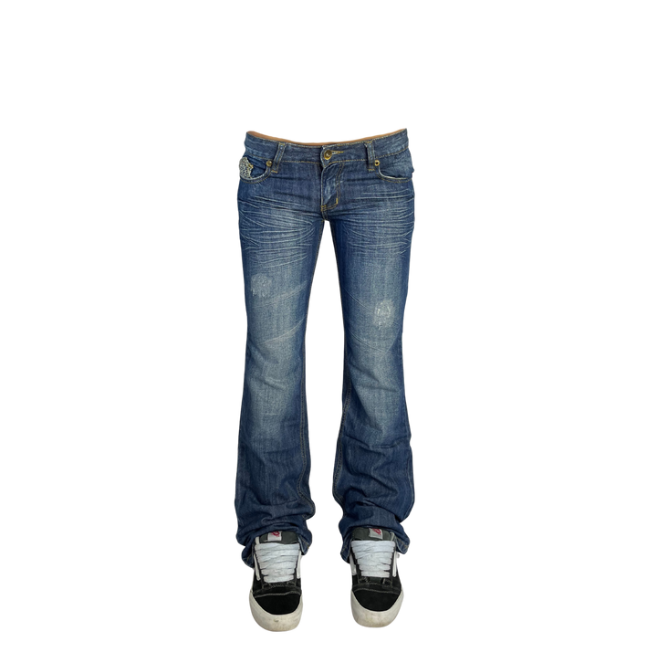Vintage Jeans Flared Fit Größe S/M