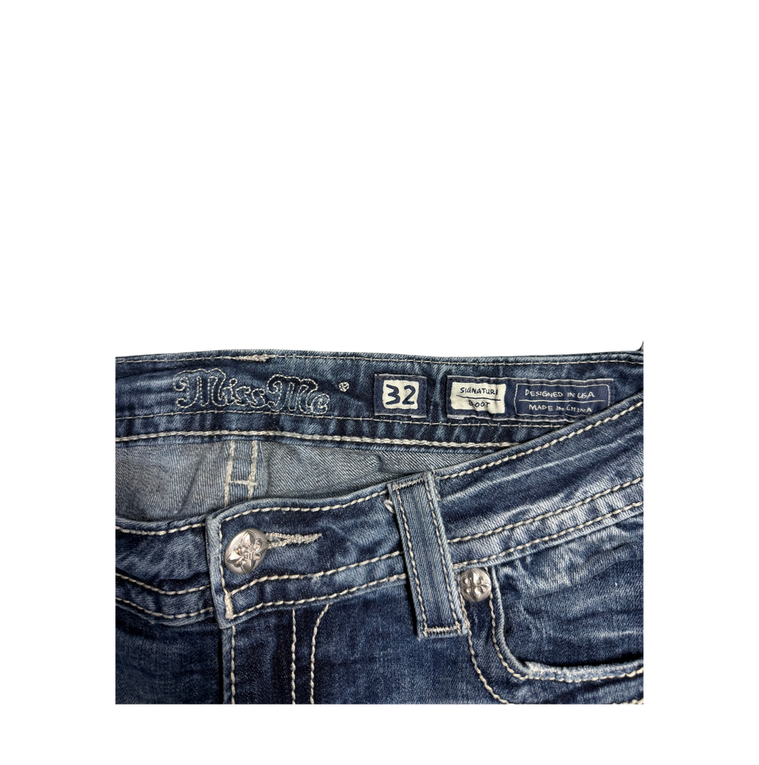 Miss Me Vintage Jeans Flared Fit Größe M/L