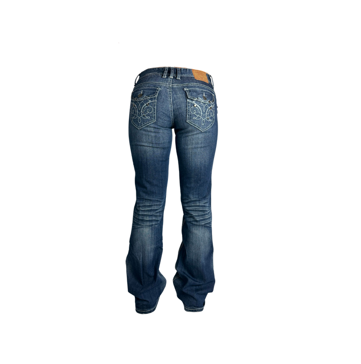 Amethyst Vintage Jeans Flared Fit Größe XS/S