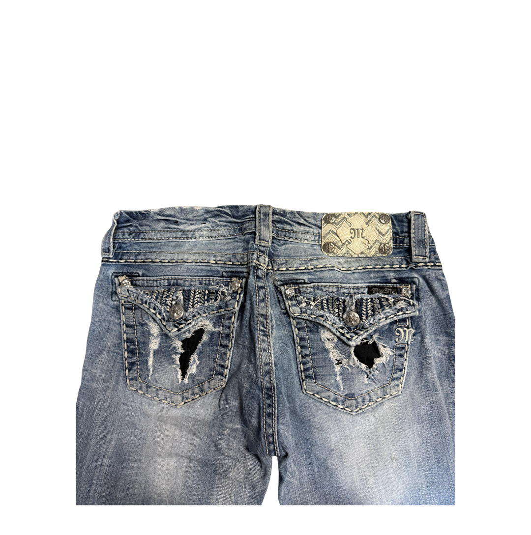 Miss Me Vintage Jeans Flared Fit Größe S/M