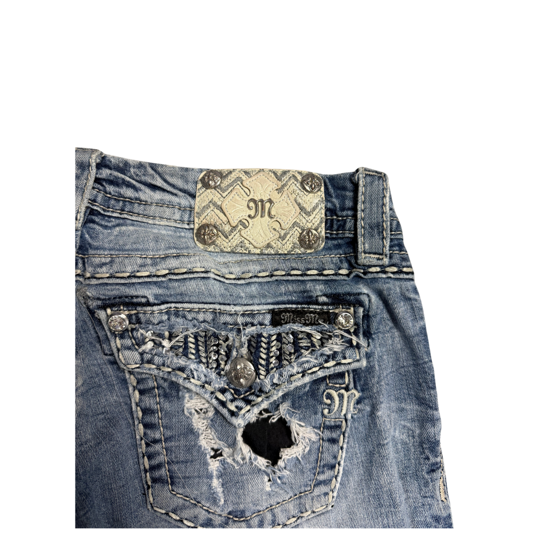 Miss Me Vintage Jeans Flared Fit Größe S/M