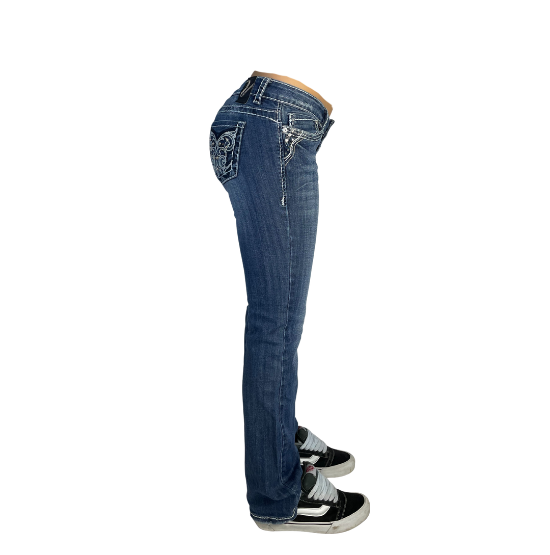 Vanity Vintage Jeans Flared Fit Größe M/L