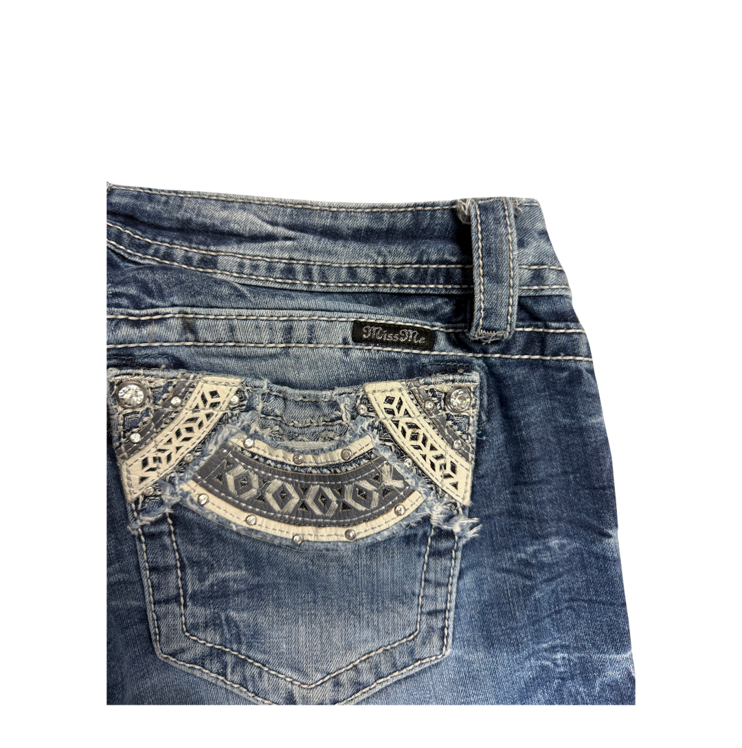 Miss Me Vintage Jeans Flared Fit Größe M/L