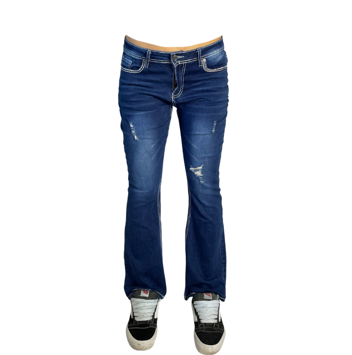 Vintage Jeans Flared Fit Größe S/M