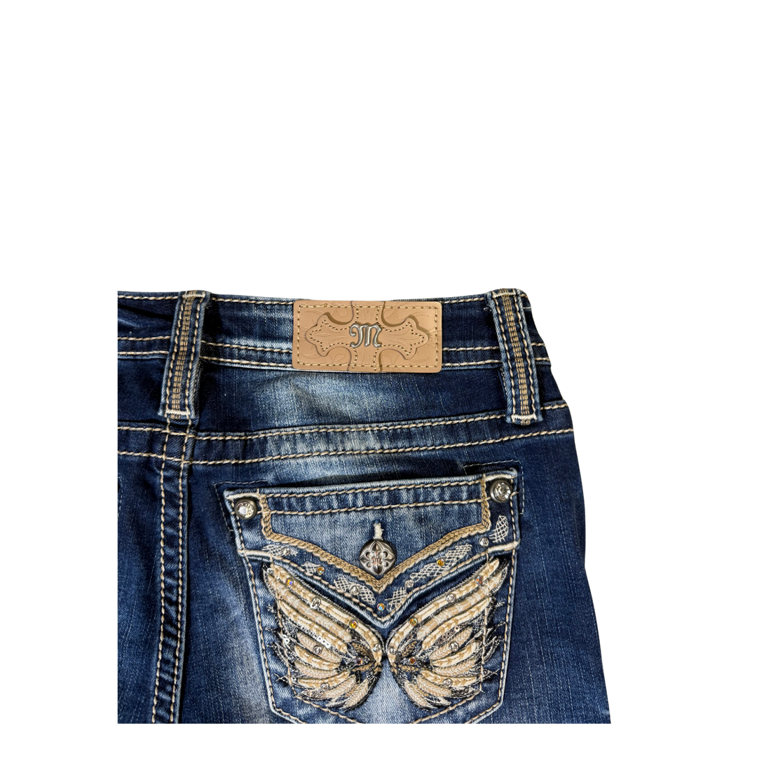 Miss Me Vintage Jeans Flared Fit Größe M/L