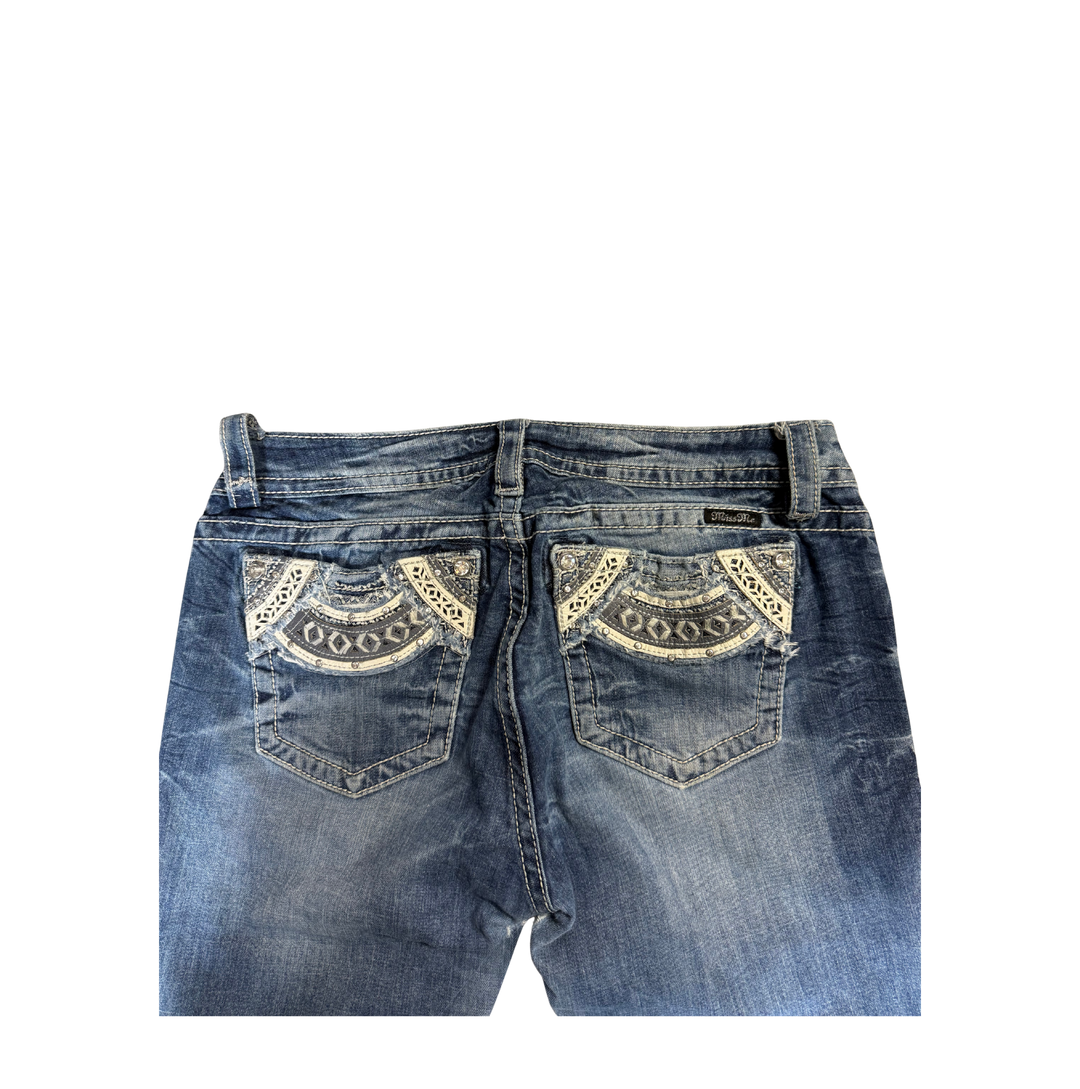 Miss Me Vintage Jeans Flared Fit Größe M/L