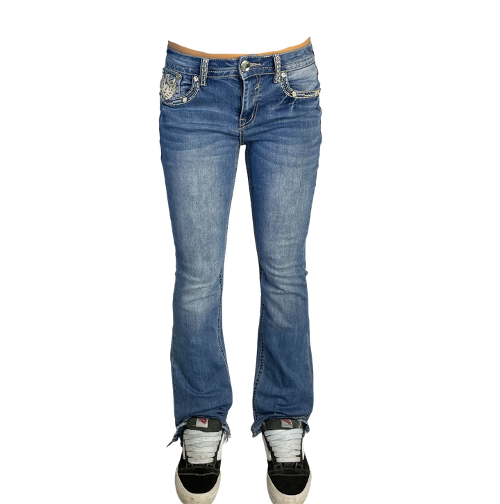 Sexy Couture Vintage Jeans Flared Fit Größe XS/S