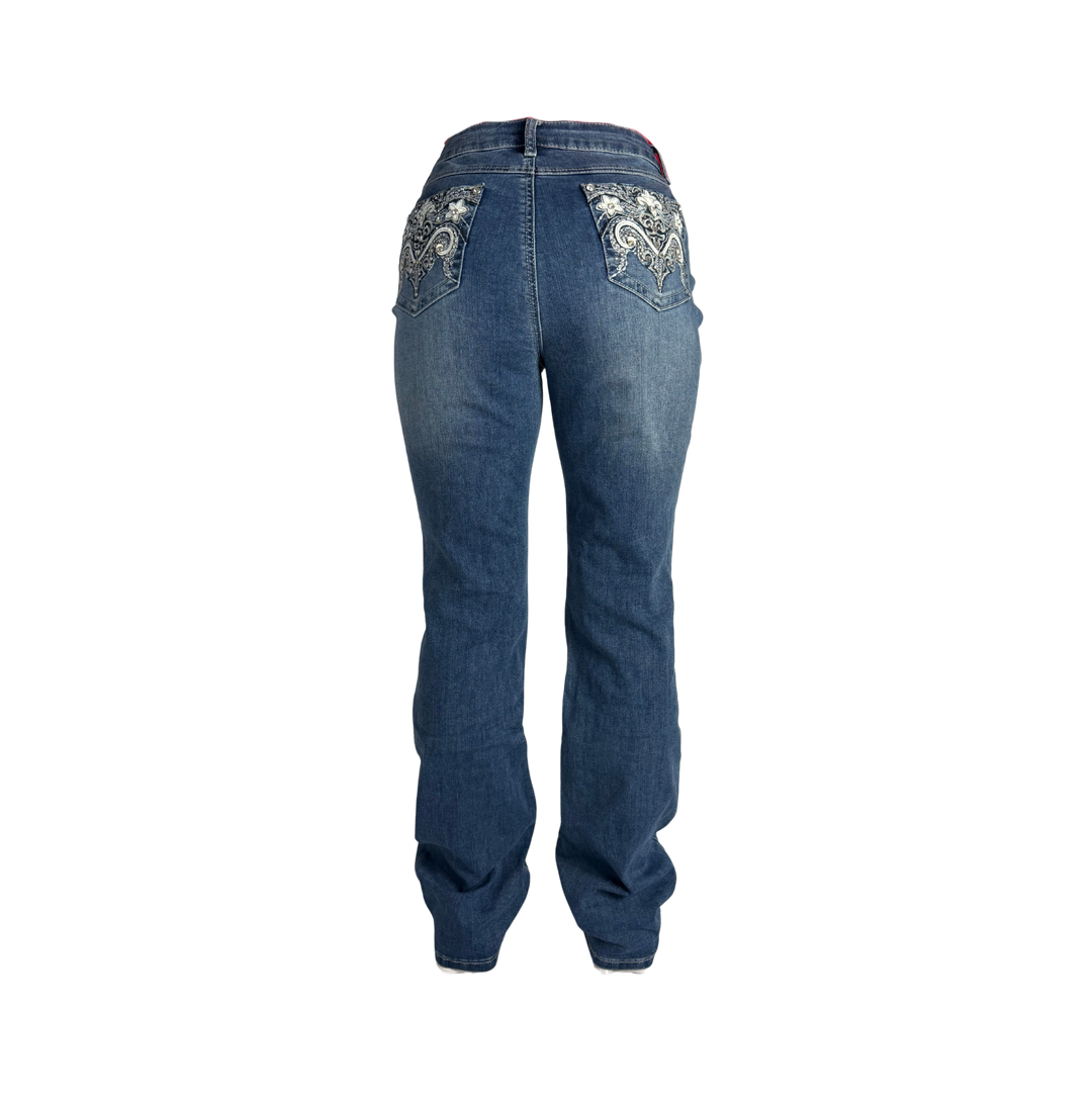 Vintage Jeans Flared Fit Größe S/M