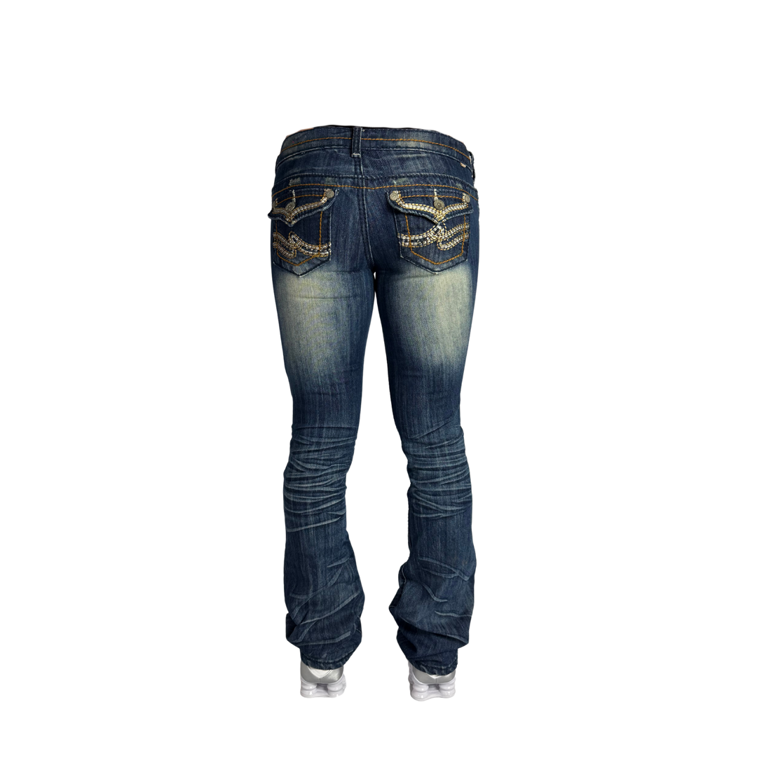 Vintage Jeans Flared Fit Größe S/M