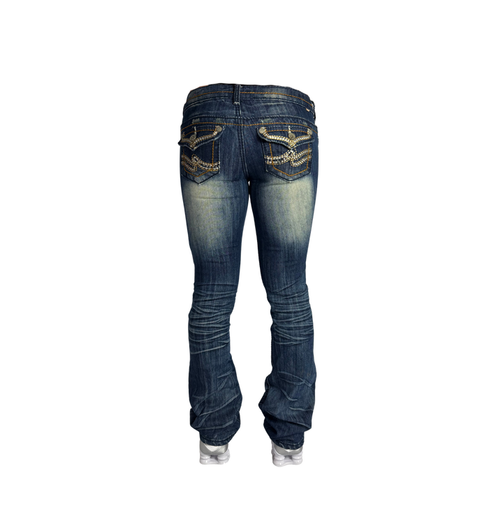Vintage Jeans Flared Fit Größe S/M