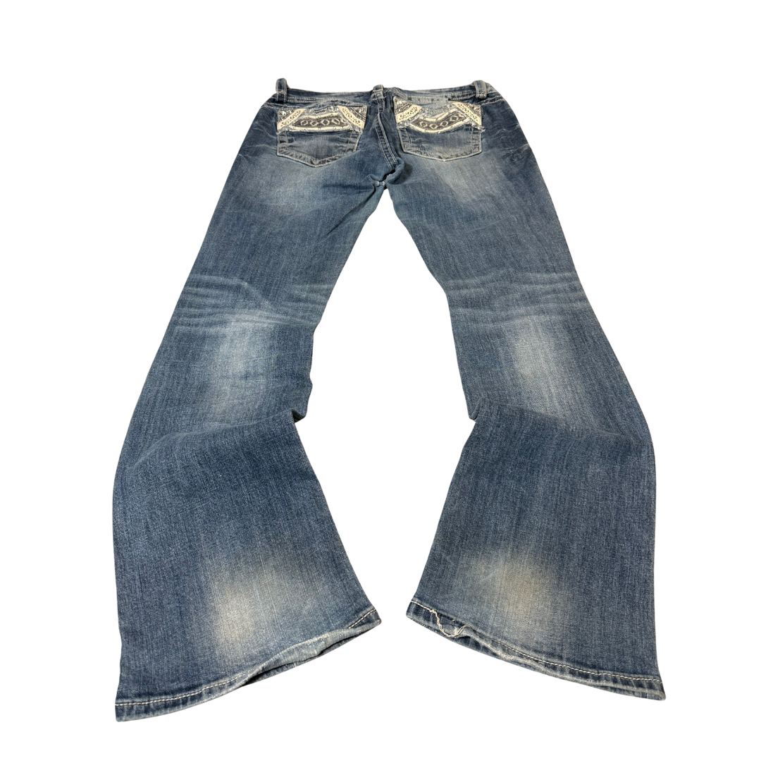 Miss Me Vintage Jeans Flared Fit Größe M/L