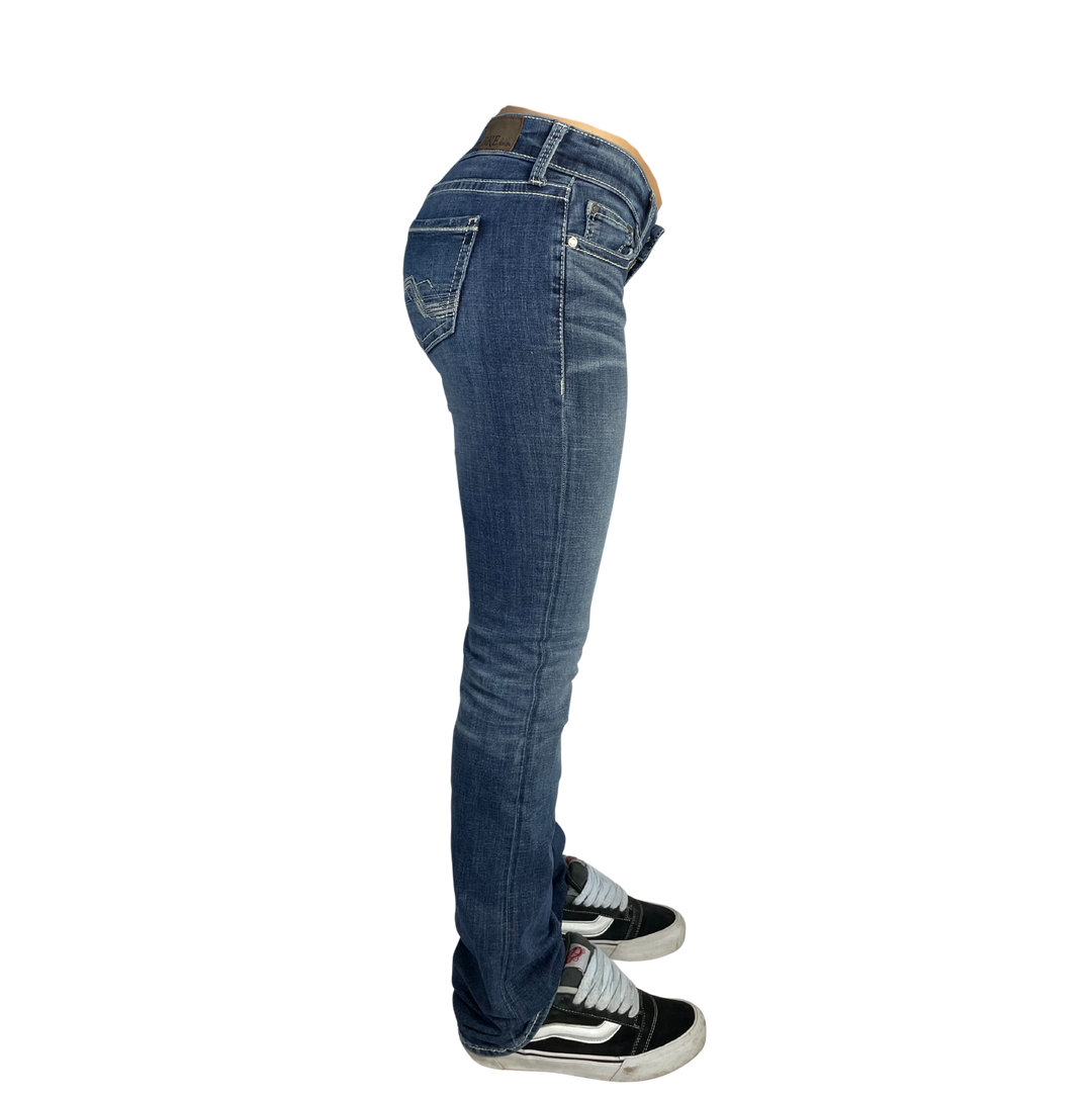 Vintage Jeans Flared Fit Größe S/M