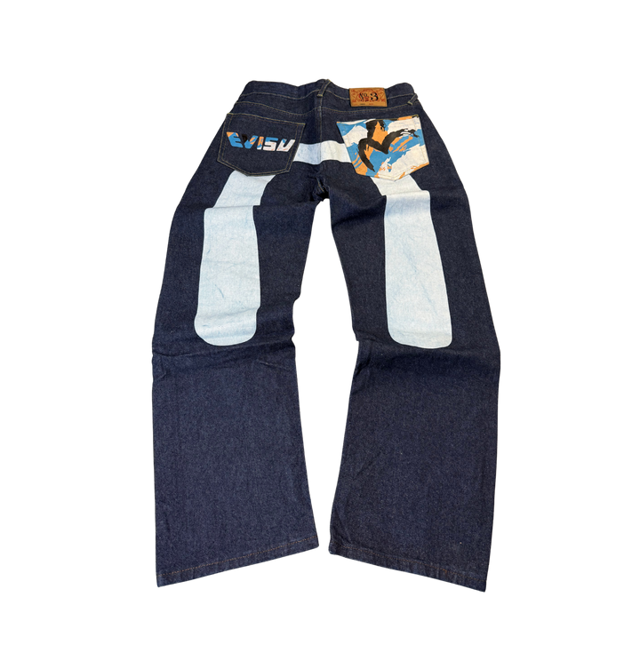 Evisu Vintage Jeans Straight Fit Größe M/L