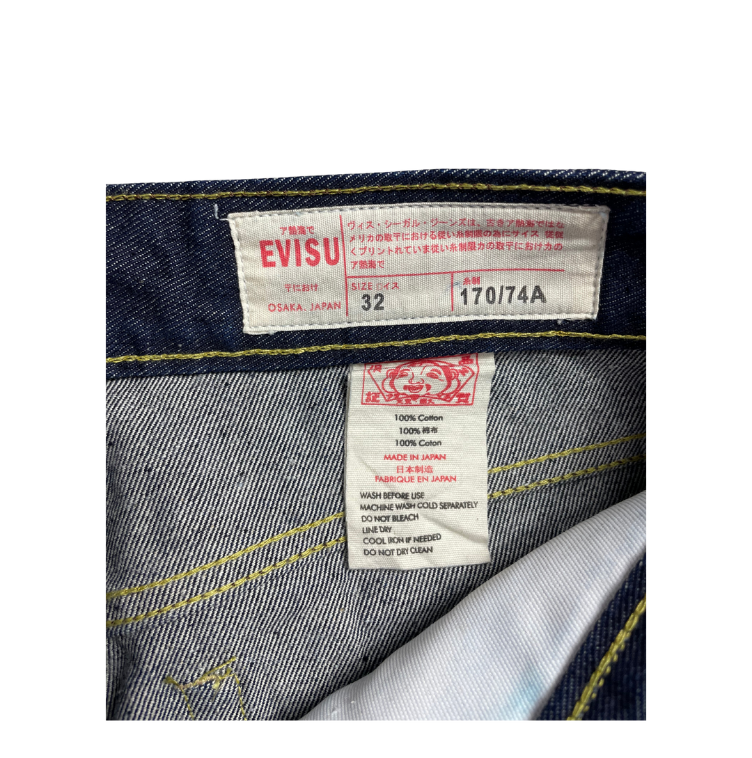 Evisu Vintage Jeans Straight Fit Größe M/L