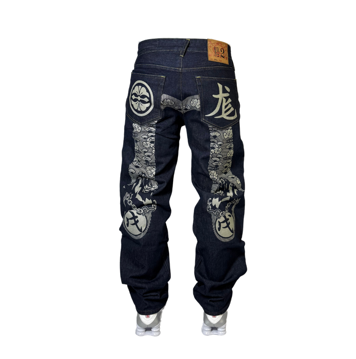 Evisu Vintage Jeans Straight Fit Größe M/L