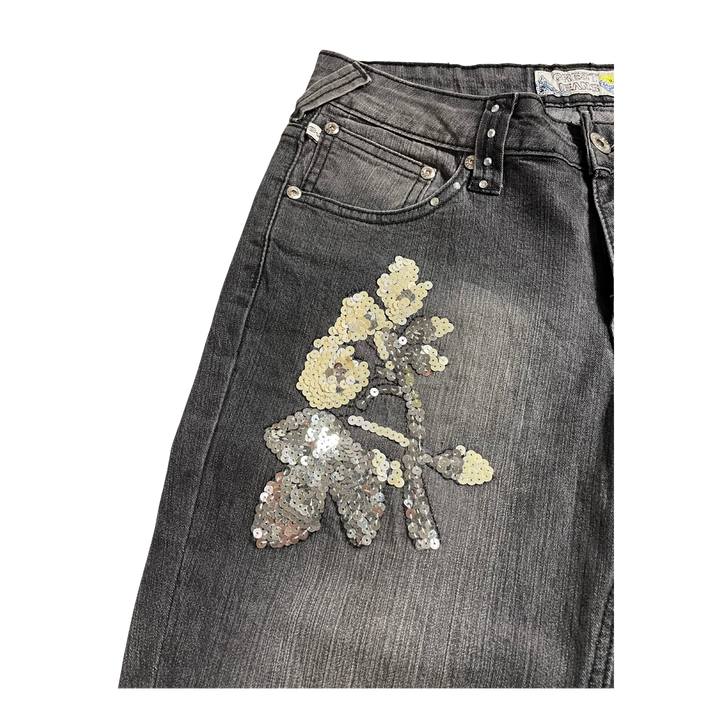 Vintage Jeans Flared Fit Größe S/M