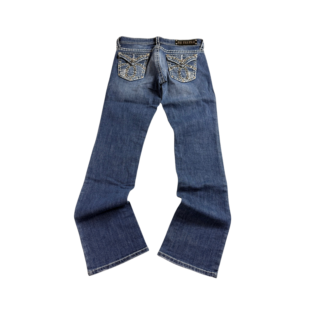 Vintage Jeans Flared Fit Größe S/M