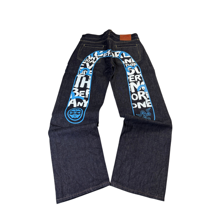 Evisu Vintage Jeans Straight Fit Größe M/L