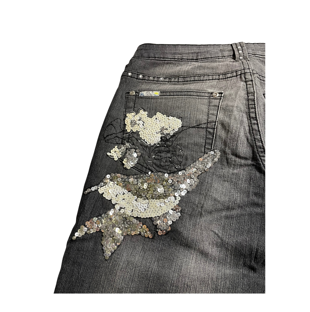 Vintage Jeans Flared Fit Größe S/M