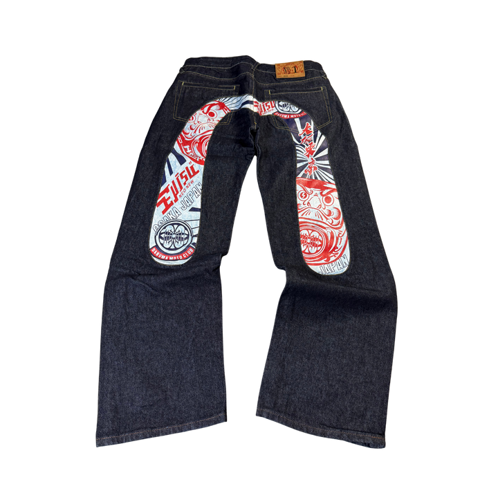Evisu Vintage Jeans Straight Fit Größe M/L