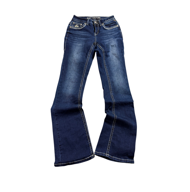Sexy Couture Vintage Jeans Flared Fit Größe XS/S