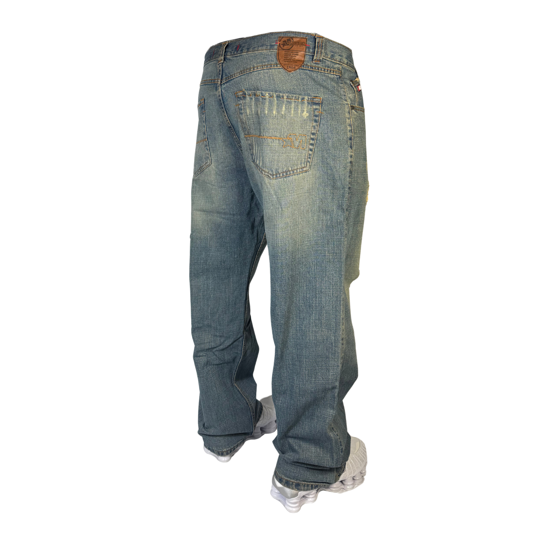 Vintage Jeans Baggy Fit Größe L/XL