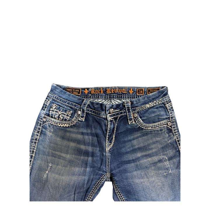 Rock Revival Vintage Jeans Flared Fit Größe S/M
