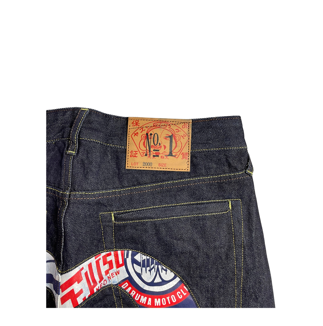 Evisu Vintage Jeans Straight Fit Größe M/L