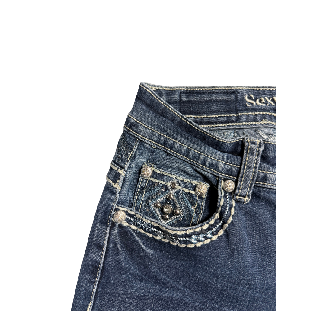 Vintage Jeans Flared Fit Größe XS/M